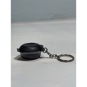 NEW Tupperware Heat N Serve KEYCHAIN *Very Rare Miniature* Black FREE US SHIP